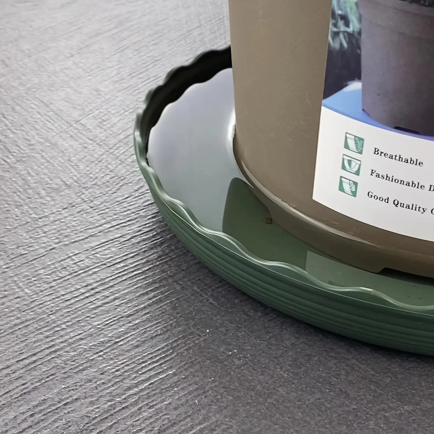 Bandeja para maceta de plástico, soporte inferior circular, base para maceta, 2 uds.