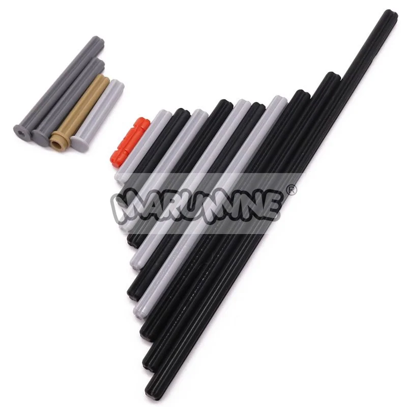 Bloques de tecnología MOC de 120 Uds., varillas de eje transversal, accesorios de ladrillos de alta tecnología compatibles con 32062 4519 24316 6587 87083 3706