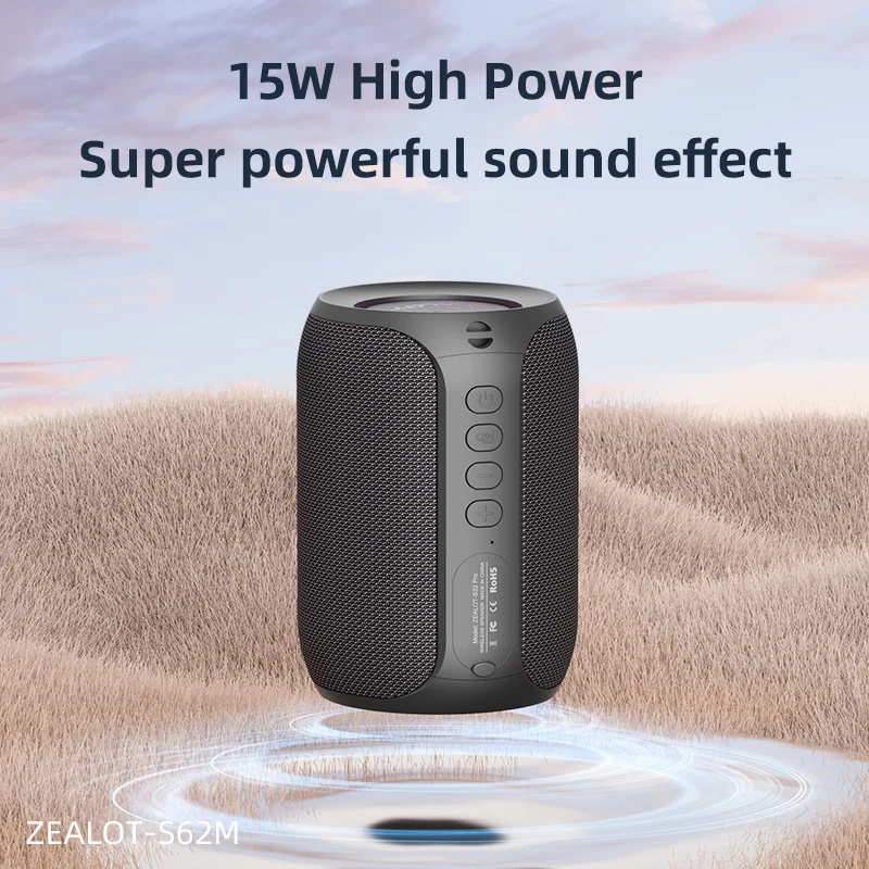 Máquina de Karaoke ZEALOT-S62M, Sistema de Altavoces Portátil con Bluetooth 5.3, con 1-2 Micrófonos Inalámbricos, Regalos para el Hogar, la Familia y Festivales