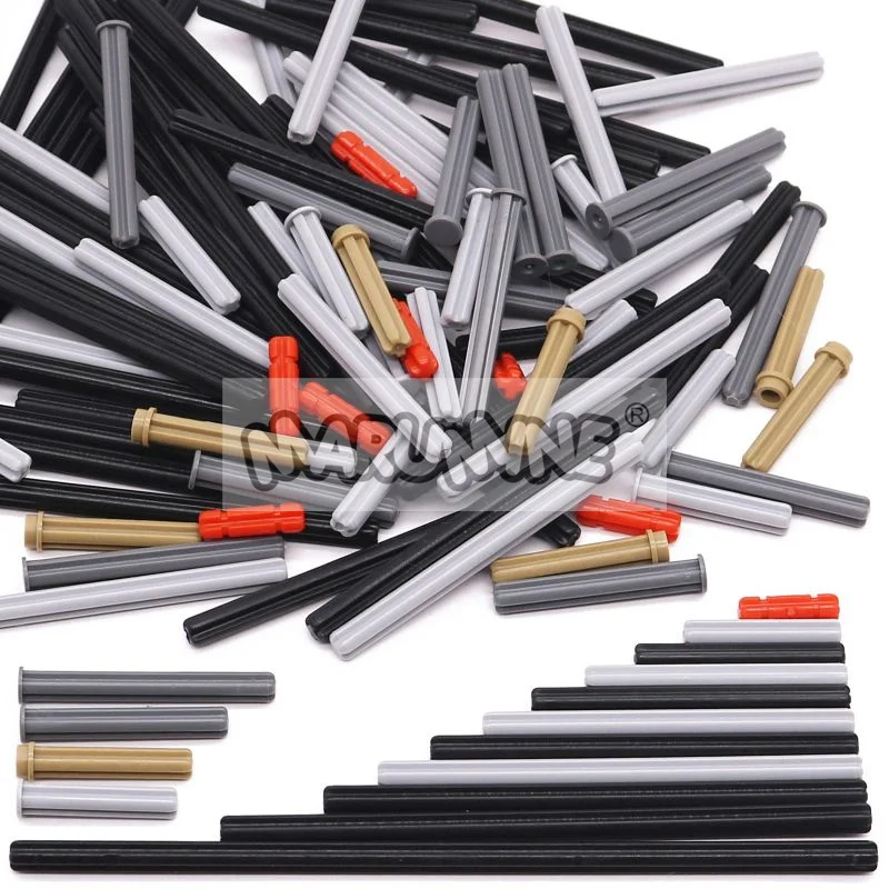 Bloques de tecnología MOC de 120 Uds., varillas de eje transversal, accesorios de ladrillos de alta tecnología compatibles con 32062 4519 24316 6587 87083 3706