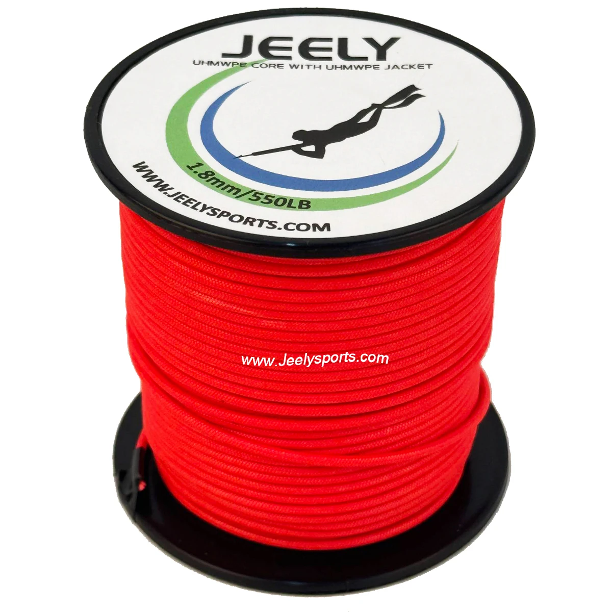 Línea de pesca submarina trenzada doble, 1,8mm, 10M, Uhmwpe