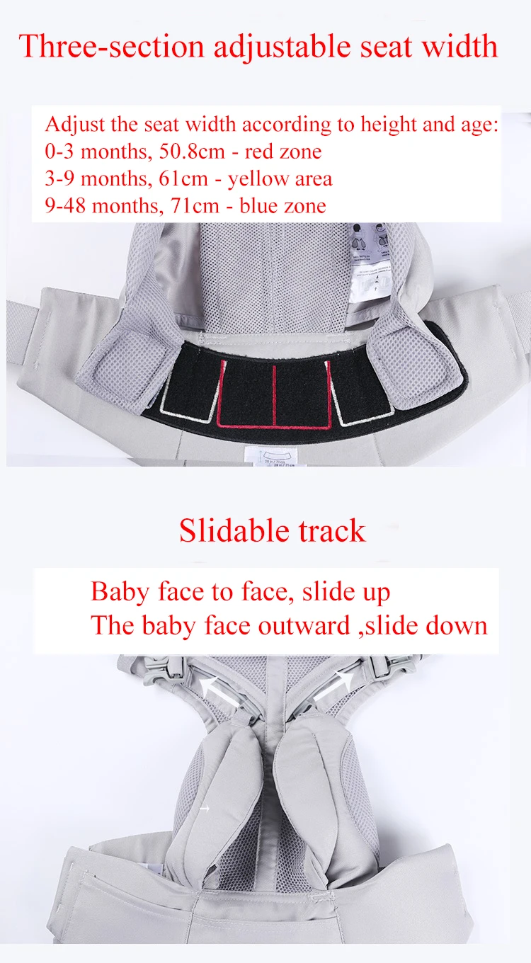 Egobaby Omni Deluxe portabebés Breeze ergonómico mochilas titular hombro cintura cinturón Sling tirantes 360