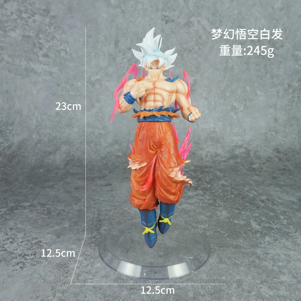 Figuras de acción de Dragon Ball Z Ultra Instinct Goku, estatua de Pvc, modelo de colección, juguetes, regalos