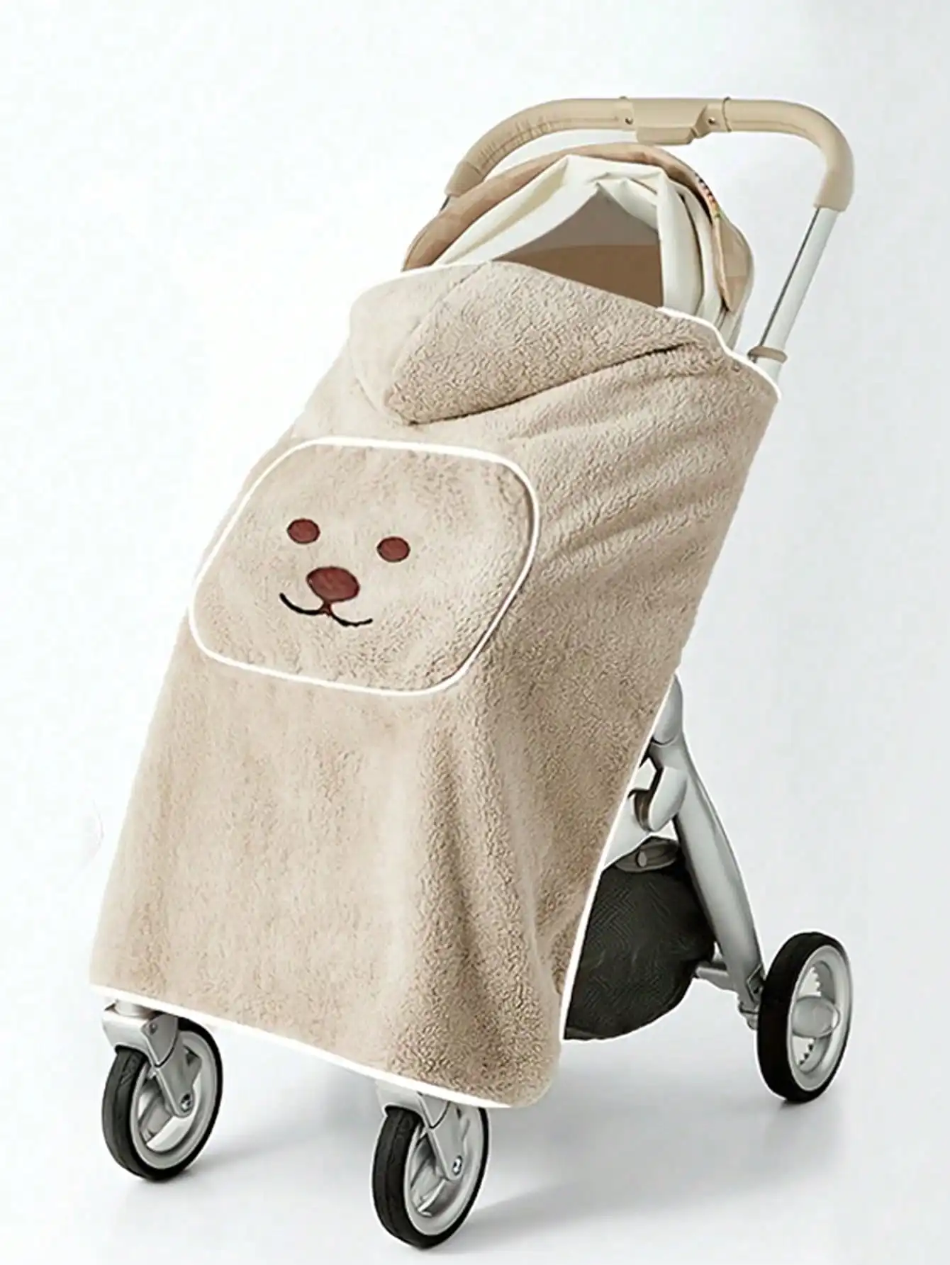 1 unidad: cubierta protectora contra el viento para el asiento de la canguro, con diseño de dibujos animados, ideal para paseos en primavera, cubierta protectora contra el viento para cochecitos, cubierta portátil para cochecitos, cubierta protectora contra el viento multifuncional para bebés, ¡un artículo imprescindible para viajes al aire libre!
