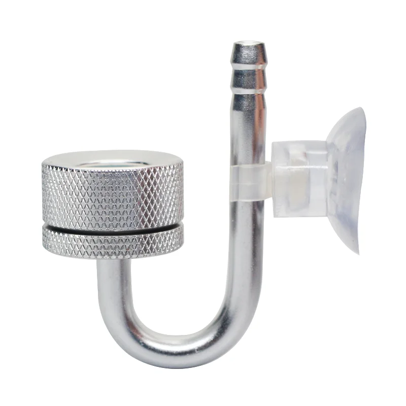 Difusor de CO2 para acuario con ventosa, atomizador de burbujas de CO2, Reactor, regulador de solenoide, atomizador, equipo de CO2 para acuario