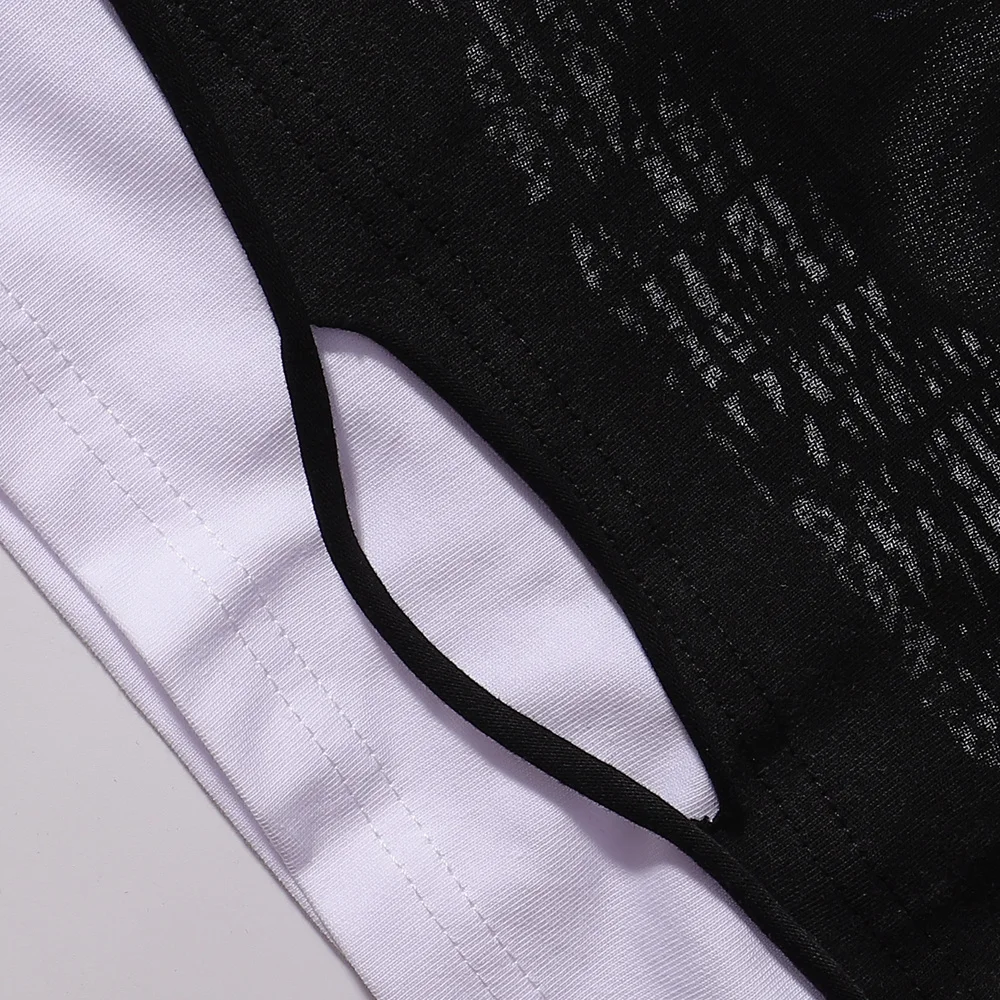 Nuevas Camisetas de Manga Corta de Algodón 100% con Diseño de Diamantes Brillantes y Estilo Americano RoughPlay para Hombre y Mujer, Cuello Redondo, Holgadas, de Verano, Tallas Grandes