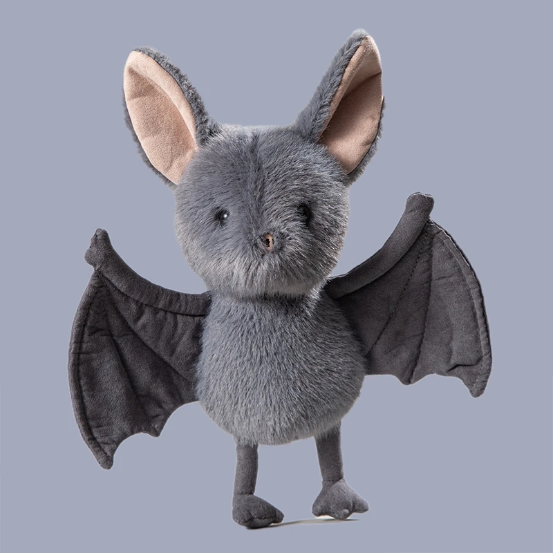 Nueva muñeca de cerdo murciélago bonita y extraña, juguete de peluche divertido, colección de decoraciones de Halloween, colgante de coche de juguete de peluche de edición limitada