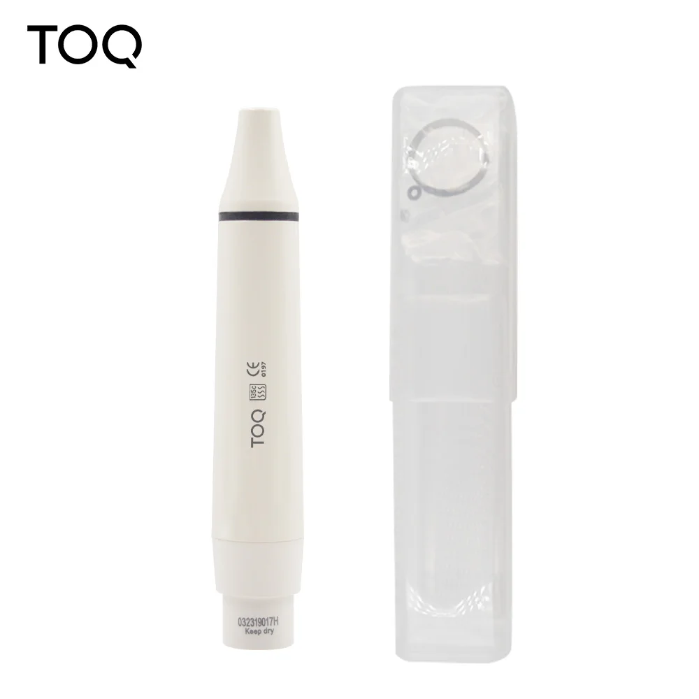 Pieza de mano ultrasónica piezoeléctrica para scaler dental TOQ 7L/5L LED 135 °   Conector DTE esterilizado para limpieza dental, compatible con mango original (sin punta)