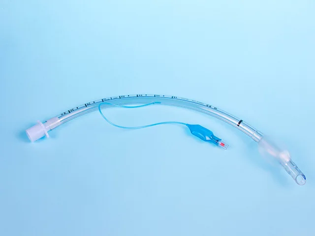 Tubo Endotraqueal Reforzado de Un Solo Uso, Tubo Traqueal Médico con Guía de Acero, Intubación Oral Nasal, Instrumento Estéril