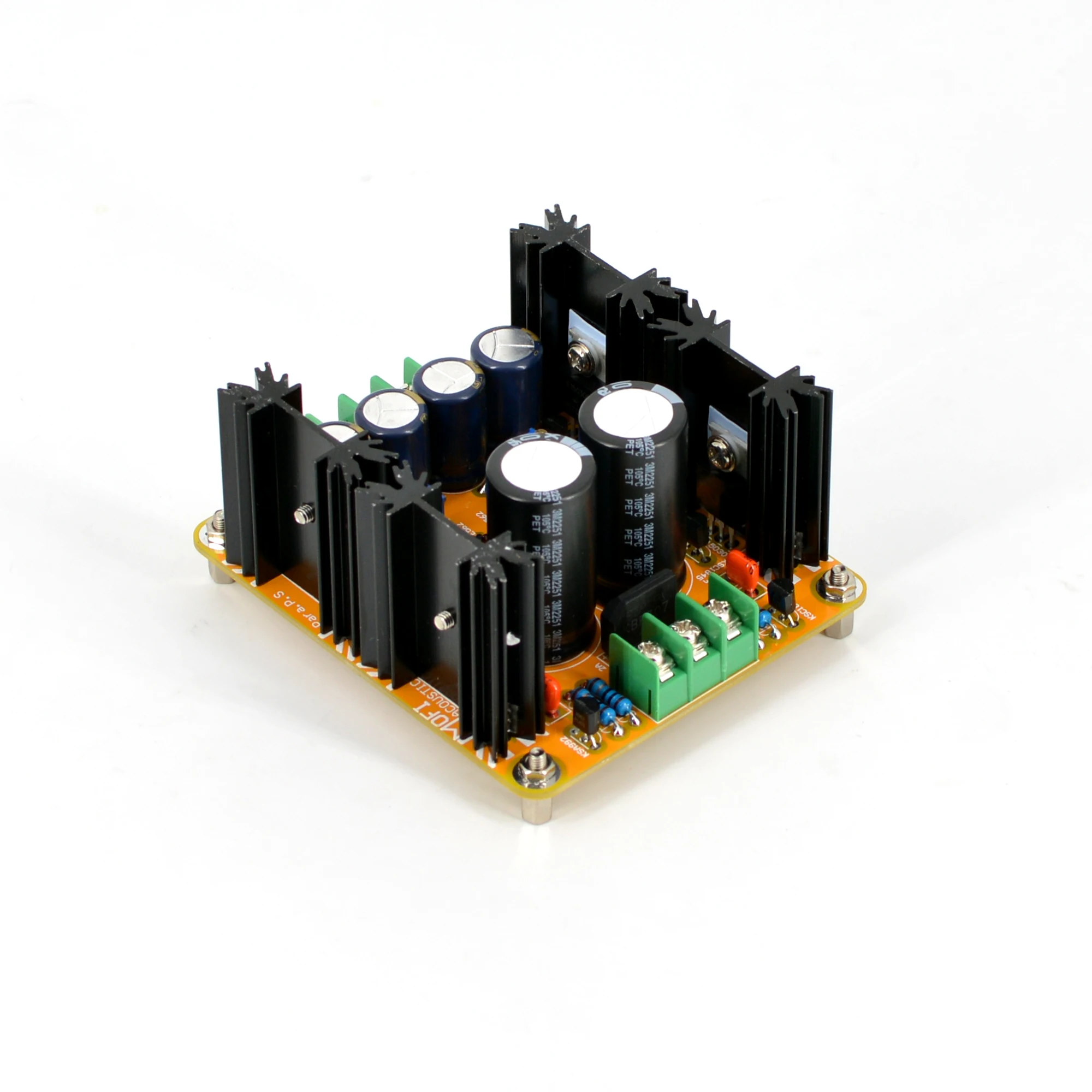 MOFI- Fuente de alimentación regulada paralela completamente discreta (doble riel ±5V ~±80V) KIT de bricolaje y tablero terminado