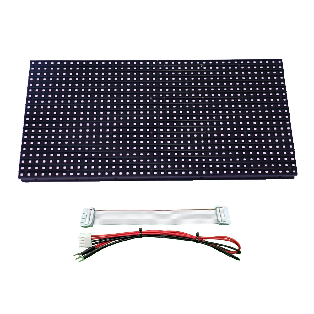 Panel de Pantalla LED para Exteriores HD SMD P8 RGB a Todo Color, 320x160mm, Resistente al Agua, Módulo de Pantalla, Matriz de Puntos P5 P6, Cartel Publicitario