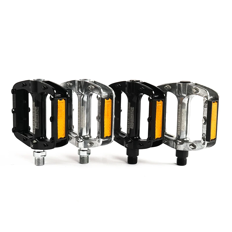 Ardenly-pedales de aleación de aluminio para bicicleta de carretera, engranaje fijo, 2DU, Pedal de rodamiento, plataforma plana, accesorios de piezas de ciclismo