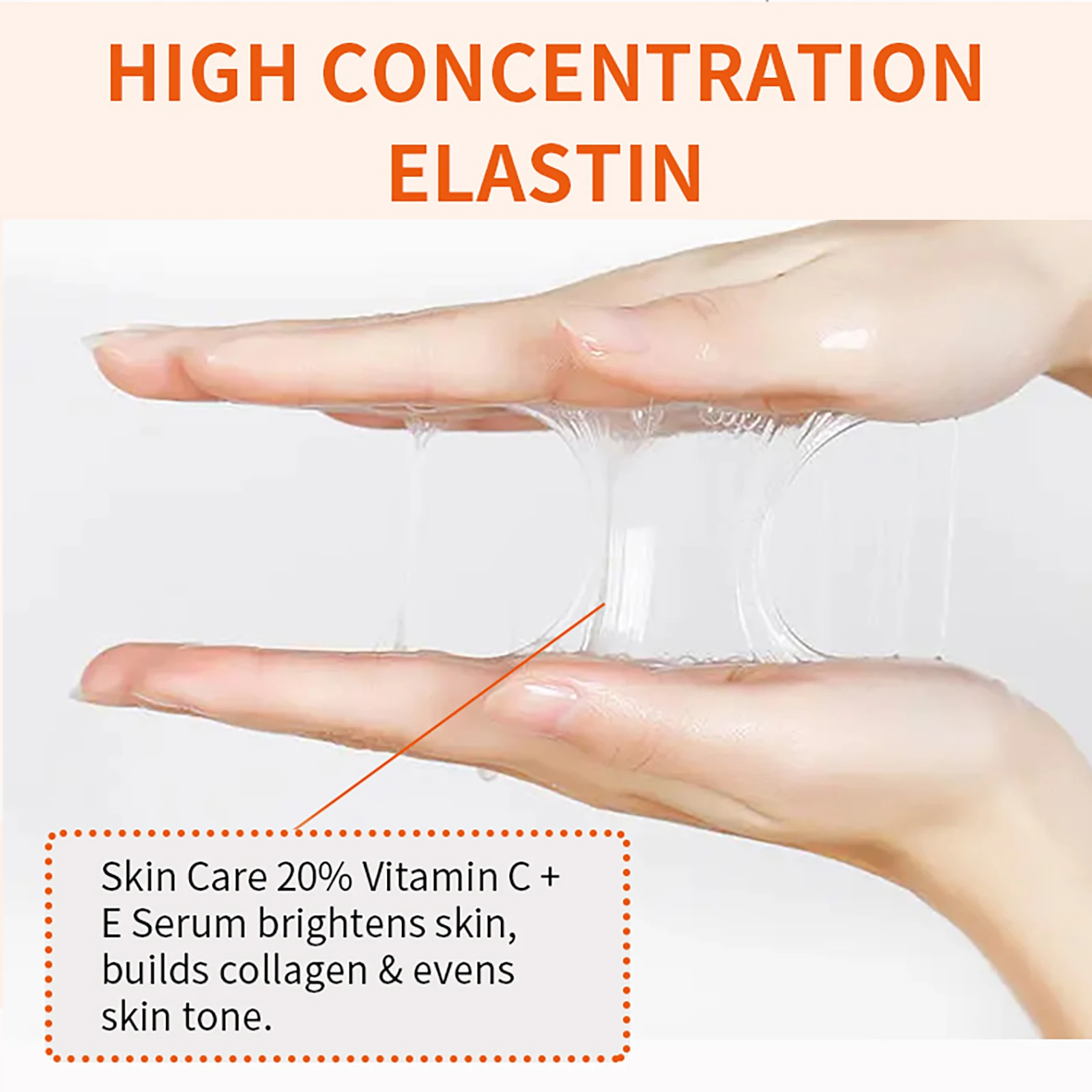 Suero Concentrado Iluminador con Vitaminas C y E de AILKE, Blanqueador, Hidratante, Limpia la Piel, Reduce las Manchas Oscuras, 100 ml/3.52 oz