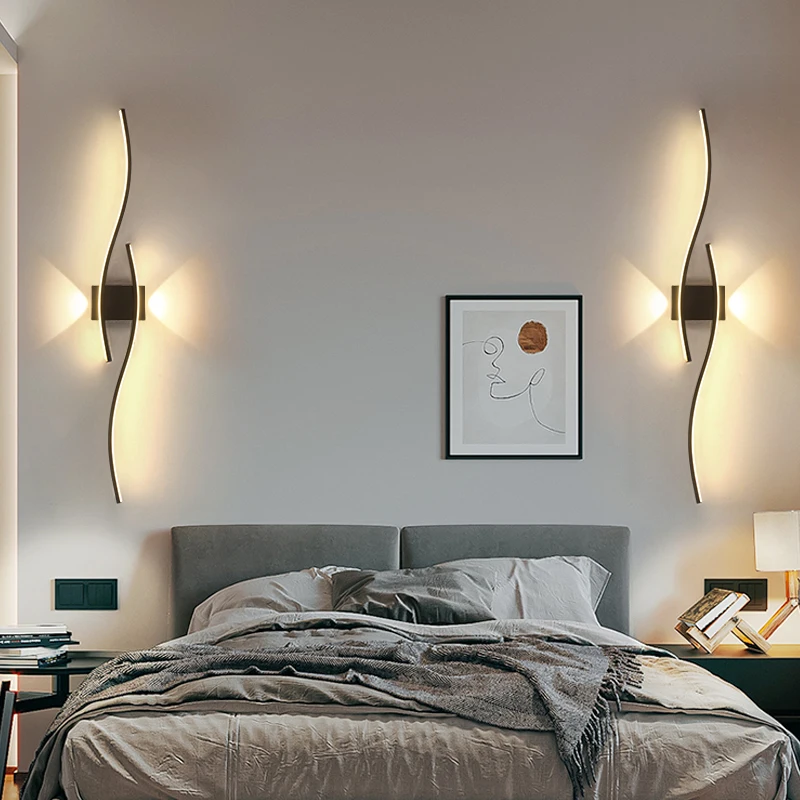Lámpara de pared Simple moderna para cocina, luz LED de techo para sala de estar, decoración del hogar, pared de TV, dormitorio, iluminación para sala de estar