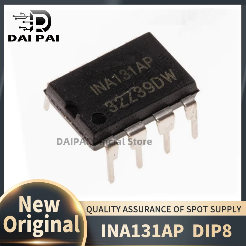 (5 uds-10 uds/lote) 100% nuevo chipset amplificador de instrumentos INA131AP INA131 DIP8 original