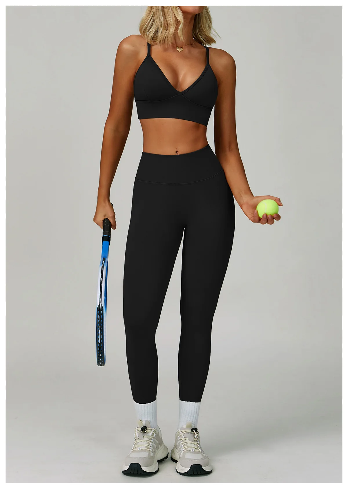 Conjunto de Yoga Deportivo sin Costuras de 2/3 Piezas para Mujer, Ropa Deportiva Transpirable de Cintura Alta, Conjunto de Ropa Interior Deportiva para Mujer, Ropa para Gimnasio y Entrenamiento