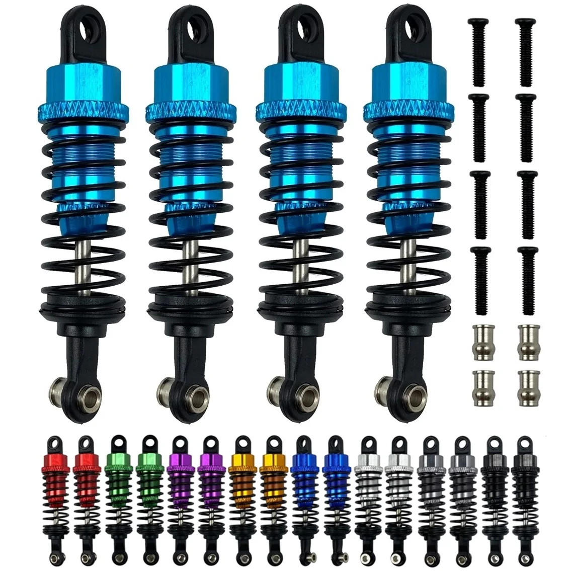 Amortiguador de Metal para Wltoys A959 A959-B 184011 A949 A969 A979 K929, Repuestos y Accesorios para Autos RC 1/18