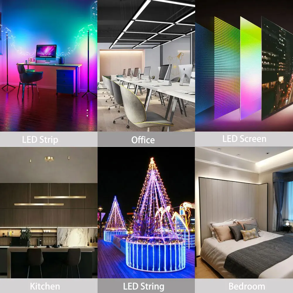 Transformadores de iluminación de fuente de alimentación LED 60W 100W 200W 300W 400W AC170-264V a DC12V/24V controlador adaptador para luces de tira Led