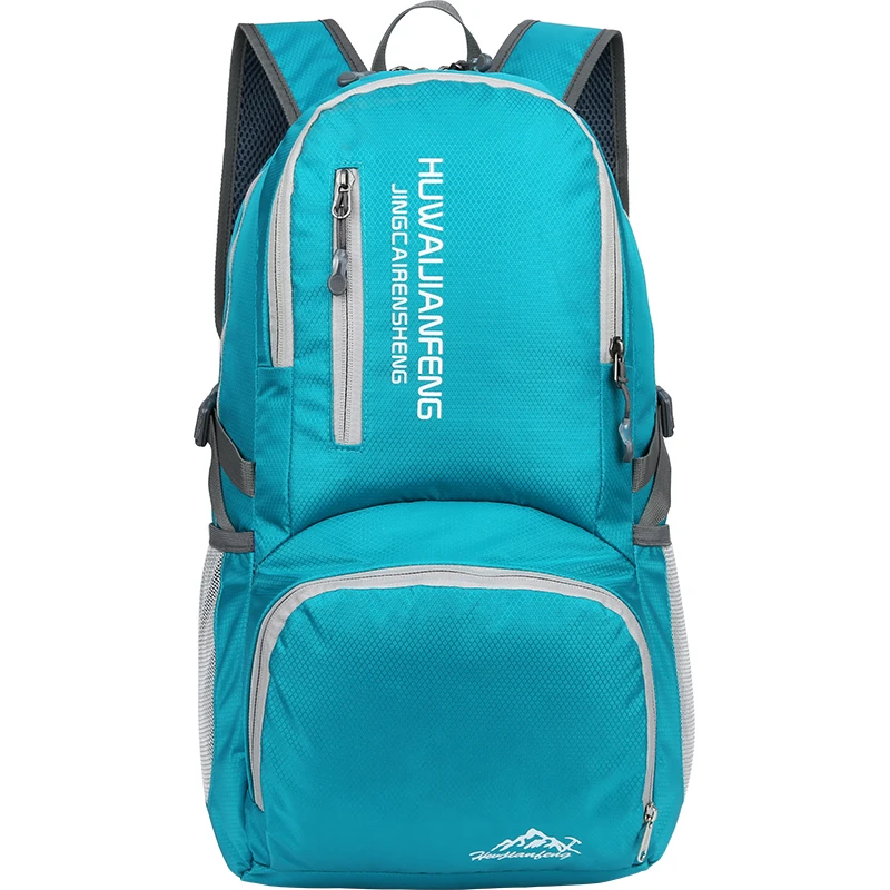 Mochila plegable 28l mochila plegable bolsa de equipaje al aire libre ultraligera bolsa plegable grande mochila plegable mochila de senderismo mochila de montañismo Peso ligero Gran capacidad Tela resistente al agua