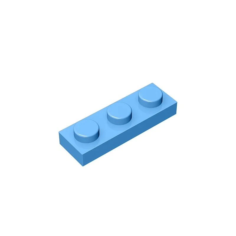 Placa Gobricks GDS-503 1x3 compatible con lego 3623 piezas de bloques de construcción DIY para niños Placa de partículas DIY