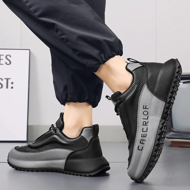 Zapatillas Casuales para Hombre, Forro de Tela Cómodo, Antideslizantes y Resistentes al Desgaste, Adecuadas para Deportes y Uso Diario