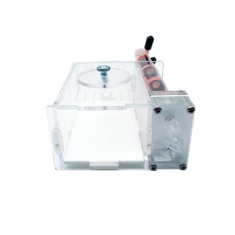 DIY Ant Farm 2 uds 18-180mm nido de tubo de ensayo de bambú de yeso con área de alimentación antill para mascotas taller casa de hormigas Castillo de nido de hormiga de reina