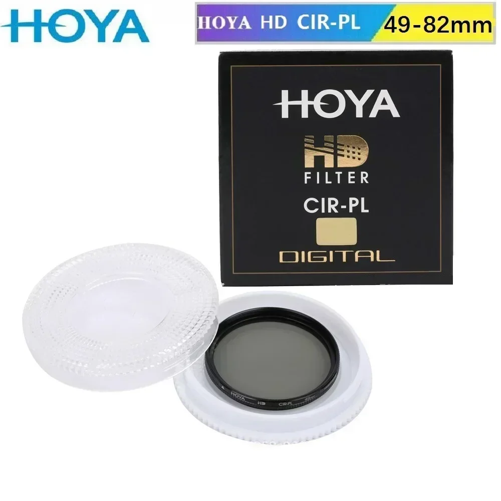 Hoya HD CIR-PL CPL 49_52_55_58_62_67_72_77_82 mm Filtro Polarizador circular Polarizador delgado HD para Nikon Canon Sony Lente de cámara
