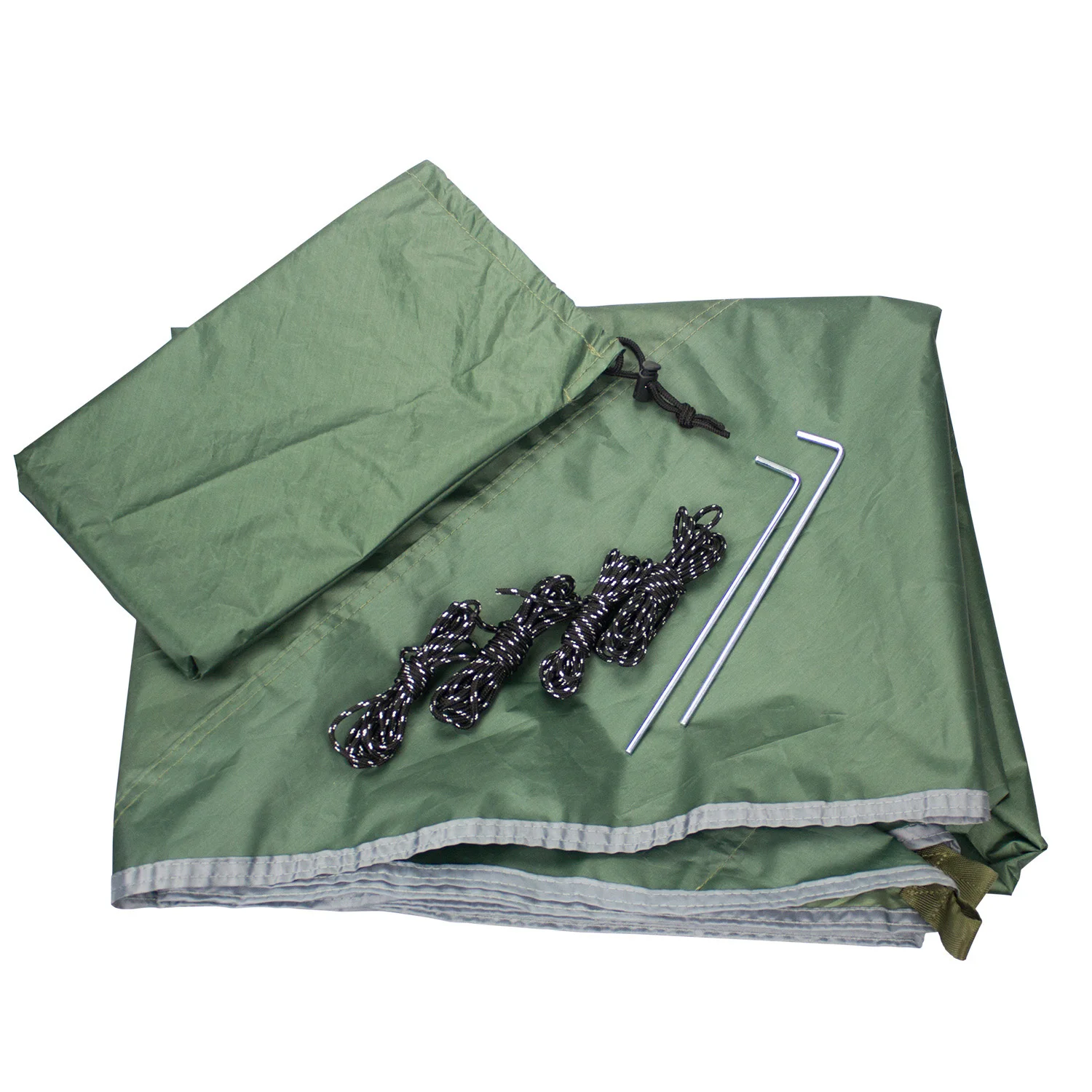 Mosquitera portátil de nailon para acampar, hamaca con toldo impermeable para moscas de lluvia, lona para cama colgante al aire libre para dormir