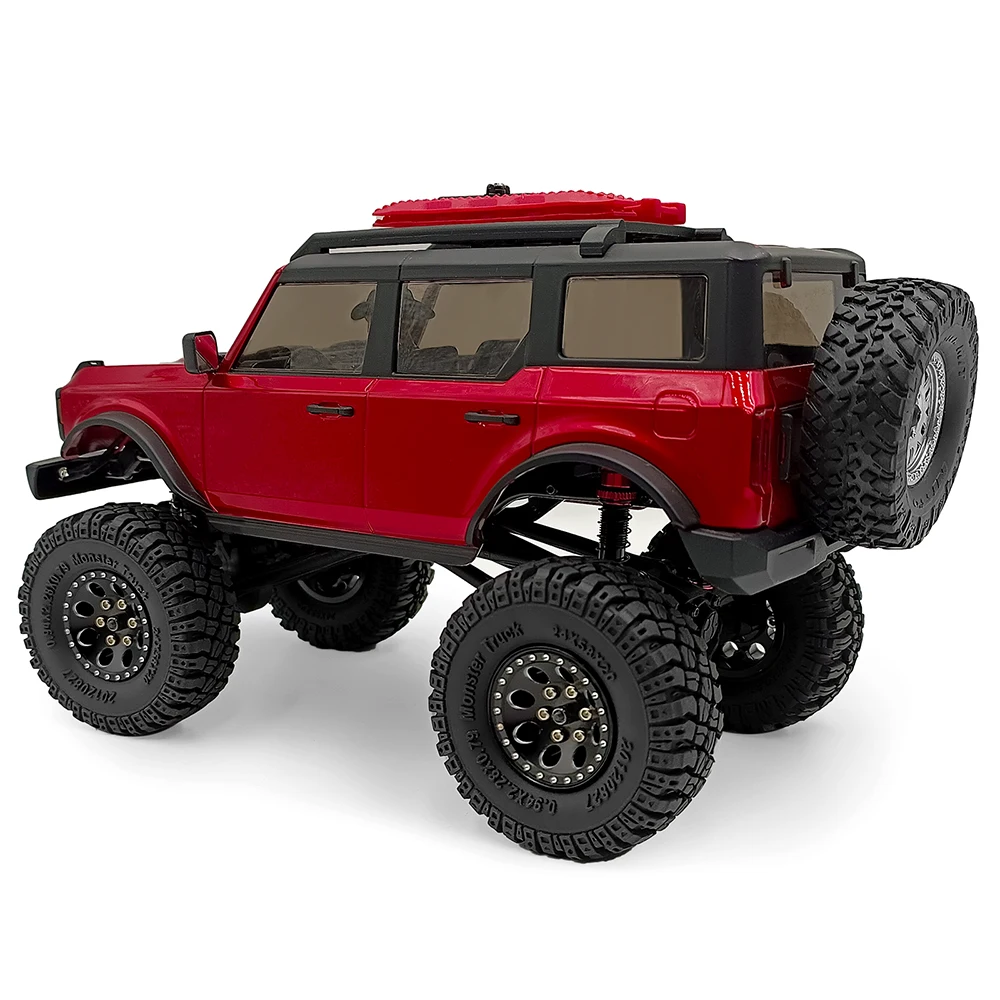 AXSPEED 4 Uds neumáticos de goma de 1,0 "neumáticos de rueda de terreno de barro 50/54/58/62/64/65mm para 1/18 1/24 Axial SCX24 TRX4M RC Micro Crawler Car