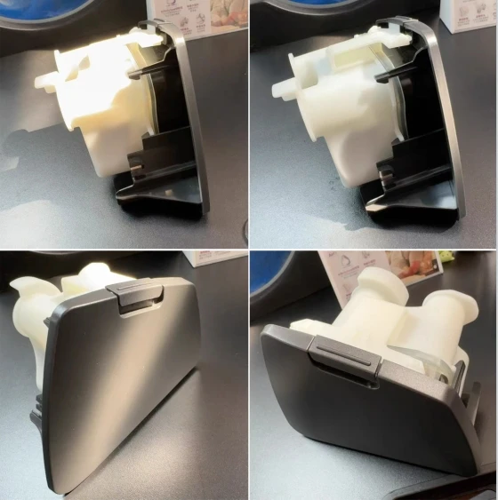 Cubierta Lateral CPAP 37303 de Repuesto para AirSense10 AirCurve10 Lumis Sin Humidificador, Accesorio Portátil de Viaje, Carcasa Negra