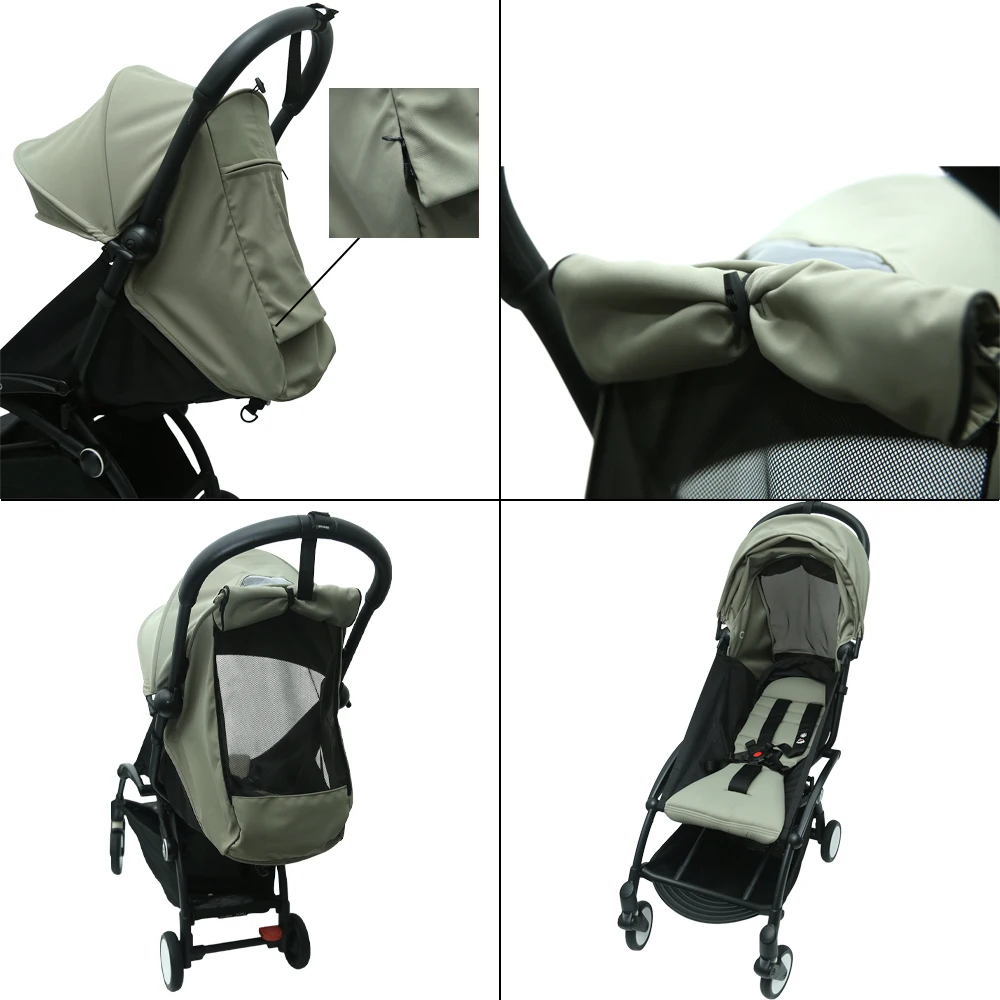 3 Piezas/Juego 175 °   Accesorios para cochecitos, cubiertas para el sol, cojín para asiento con malla transpirable, forro para asiento compatible con YOYO+/YOYO2/YOYO3