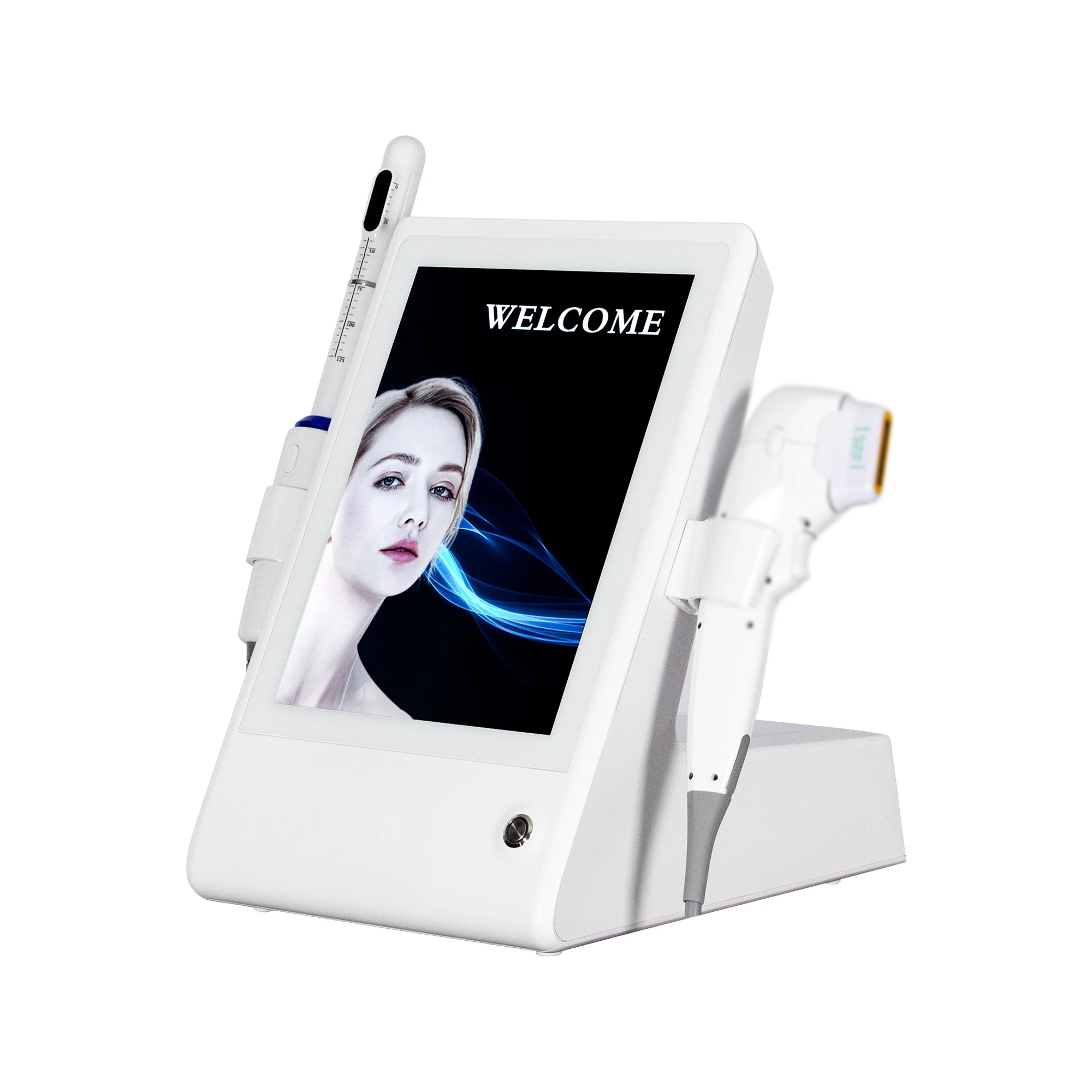 La máquina 7D HIFU 2 en 1 más popular para lifting facial, estiramiento de la piel y tensado vaginal para uso en salones de belleza.