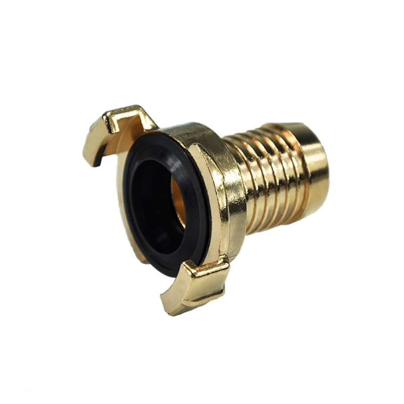 Conectores de grifo de acoplamiento de garra de accesorios de agua de conexión rápida tipo latón para conector de manguera de jardín