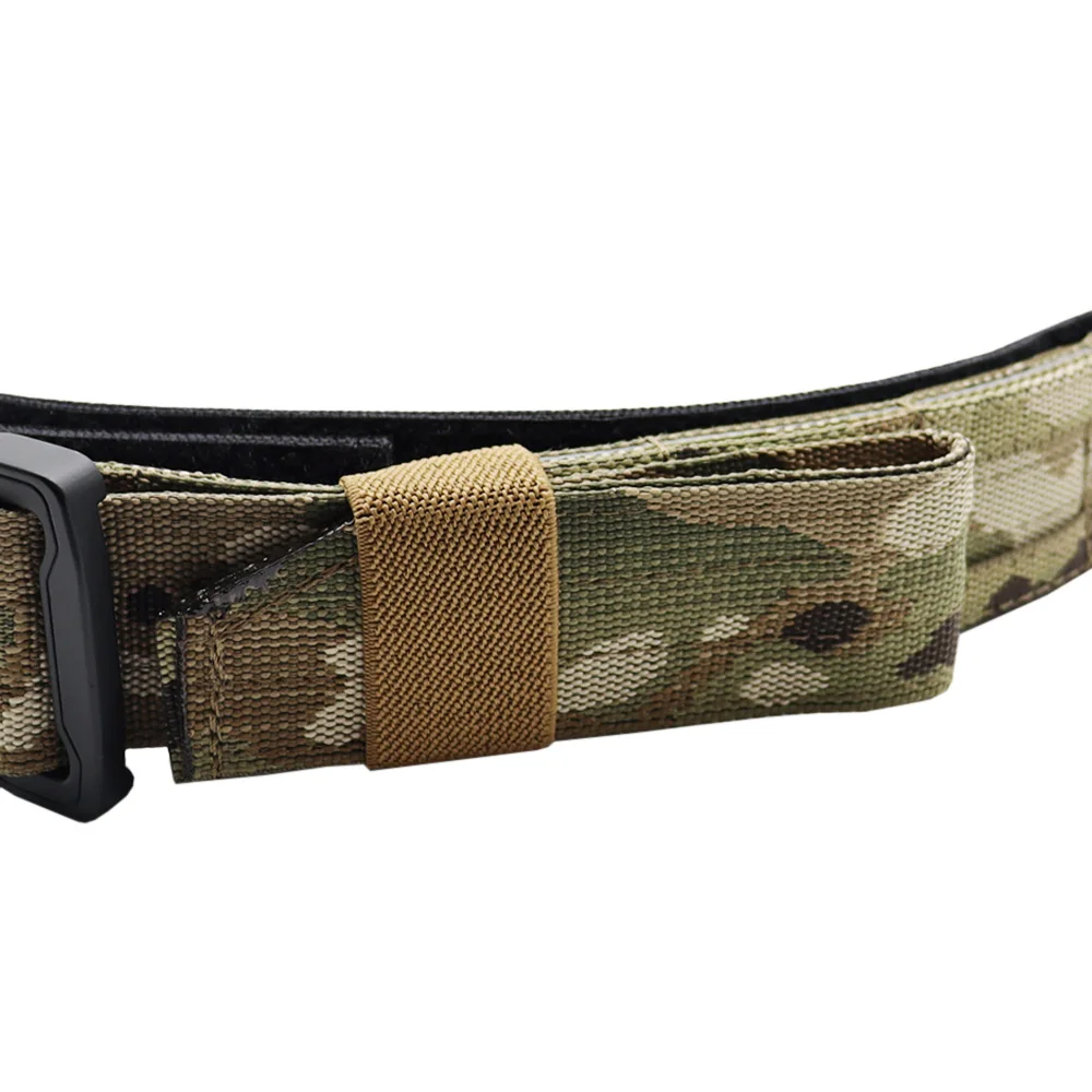 Cinturón Táctico Estilo R*oni*n de 1.5 Pulgadas con Hebilla Metálica de Liberación Rápida, Cinturón de Combate Molle para Caza, Cinturón Airsoft para Hombre