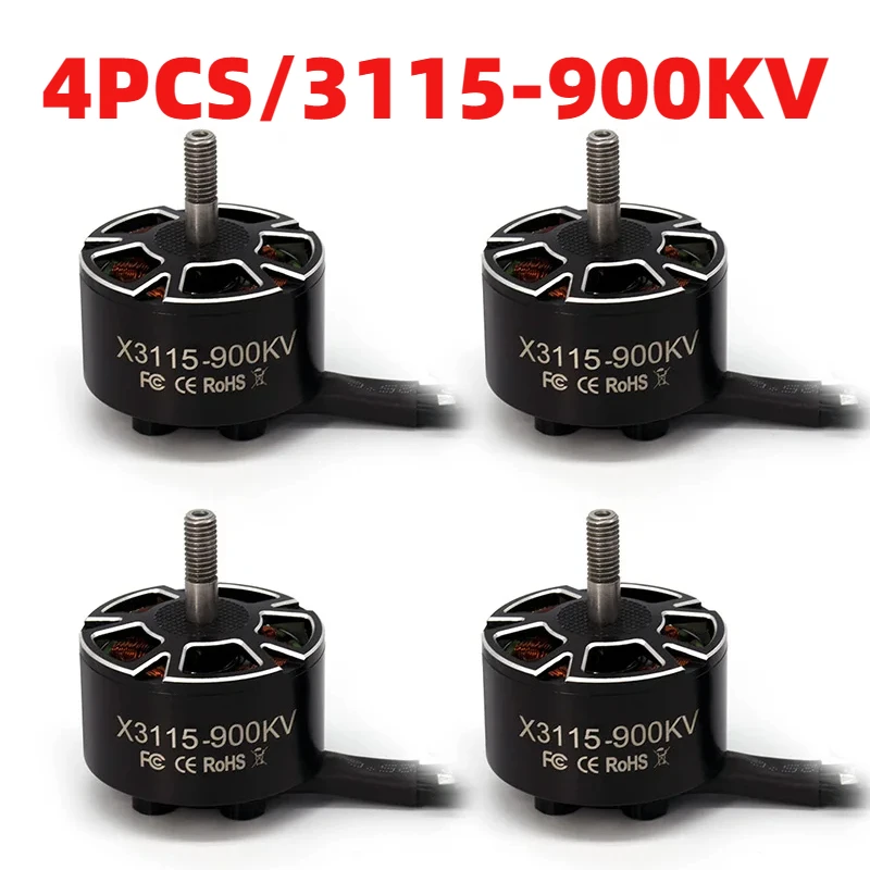 EP RC Motor X3115 3115 900KV FPV Motor sin escobillas 6S Lipo eje de salida de 5mm para RC 9 ~ 10 pulgadas hélice Drones transversales multieje