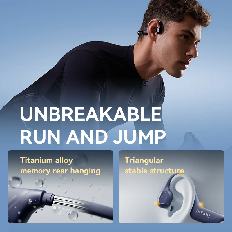 Sanag B21S audífonos de conducción ósea verdadera auriculares Bluetooth venta Flash auriculares de sonido HiFi auriculares auriculares inalámbricos auriculares