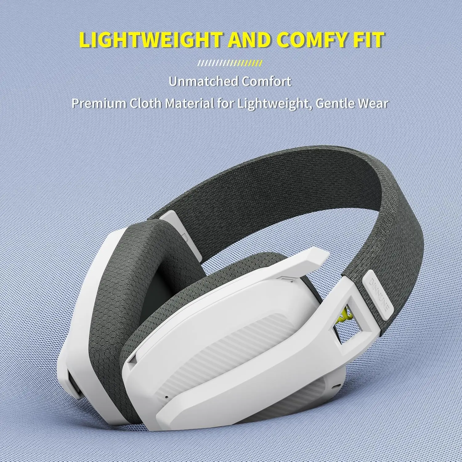 BINNUNE BW06 Auriculares inalámbricos para juegos de 2,4 GHz con micrófono para PS5, PS4, PC, Mac, Playstation, auriculares Bluetooth para juegos con micrófono
