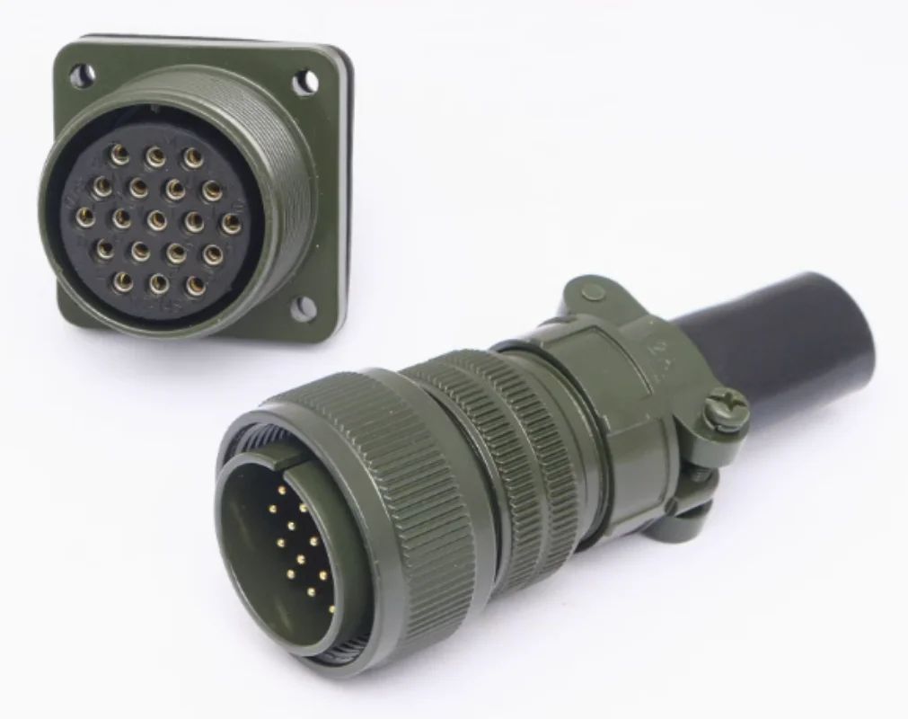 5015 enchufe de aviación impermeable estándar militar 19 núcleos MS3106A22-14S MS3102A22-14P