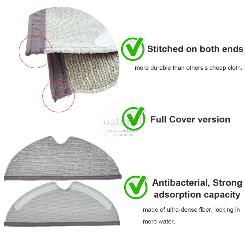 Accesorios para Xiaomi Roborock S5 Max S6 S6 Maxv piezas de repuesto, Kit de repuesto para aspiradora, cepillo de rodillo, filtro HEPA, paño para mopa