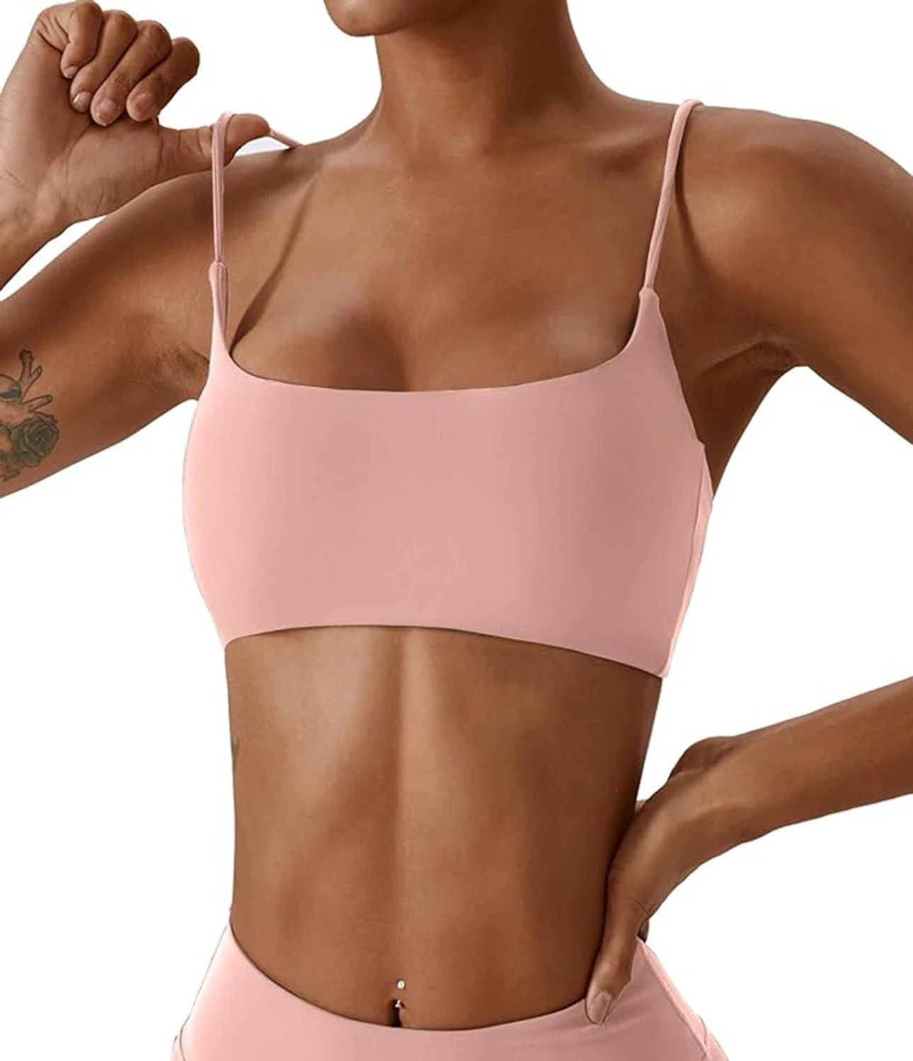 Sujetador deportivo cruzado con espalda de tela súper suave, top de fitness, ropa de yoga de alta calidad para mujer, sujetador para correr, fitness, yoga b