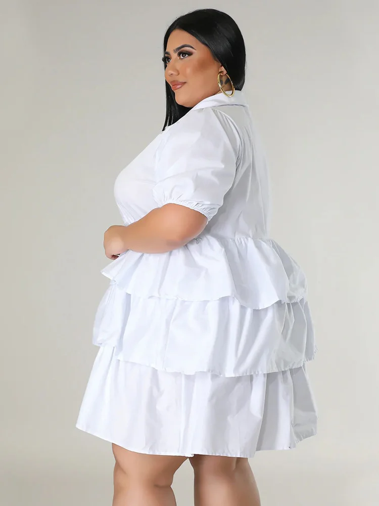 Wmstar-vestidos de talla grande para mujer, camisas Midi elegantes de verano, trajes de cumpleaños de moda, venta al por mayor, triangulación de envíos
