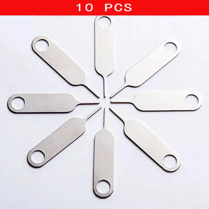 Divertido Pin eyector de bandeja de tarjeta SIM antipérdida para IPhone Samsung Huawei IPads Universal para abrir Extractor de herramientas de aguja