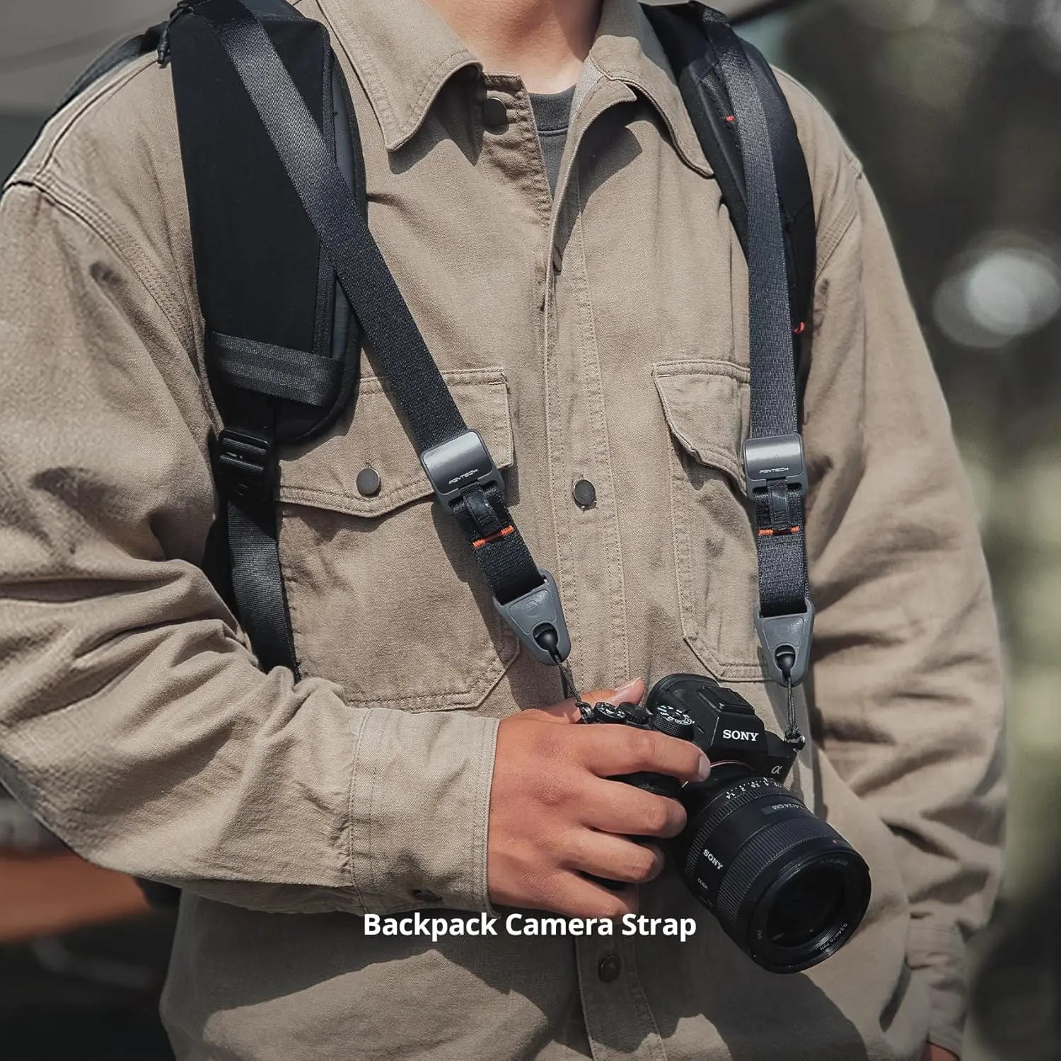 PGYTECH Correa para cámara Mochila Cámara Sling 360 °   Correa de diseño de actualización de rotación para cámaras DSLR SLR y sin espejo