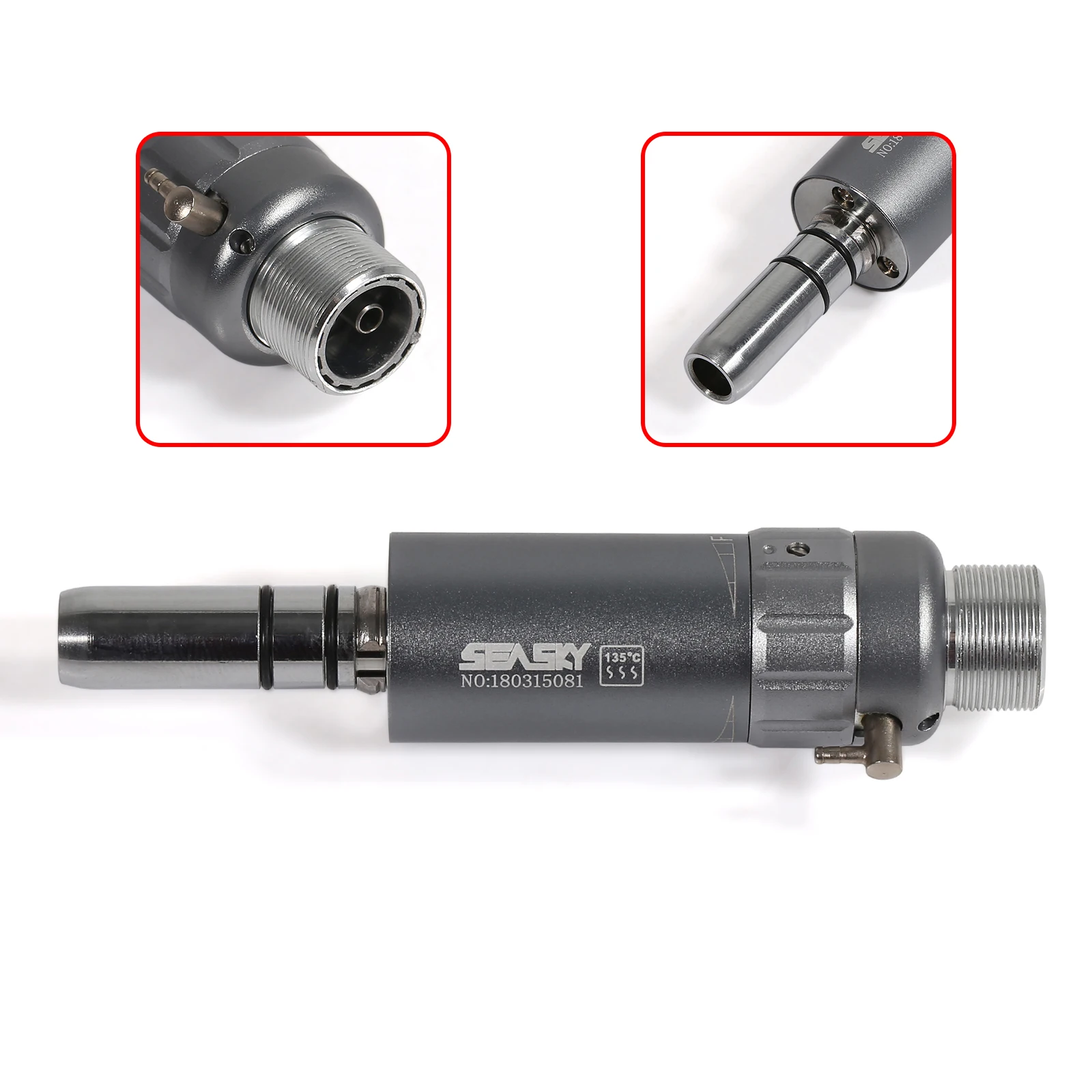 Pieza de mano Dental de baja velocidad, nariz recta/micromotor de 2/4 orificios/contraángulo compatible con FG 1,60mm/CA 2,35mm