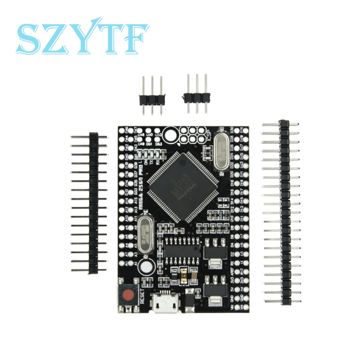 Mega2560 Mega 2560 PRO MINI 5V (integrado) CH340G ATmega2560-16AU MICRO TYPE-C con cabezales macho Compatible con Arduino Mega