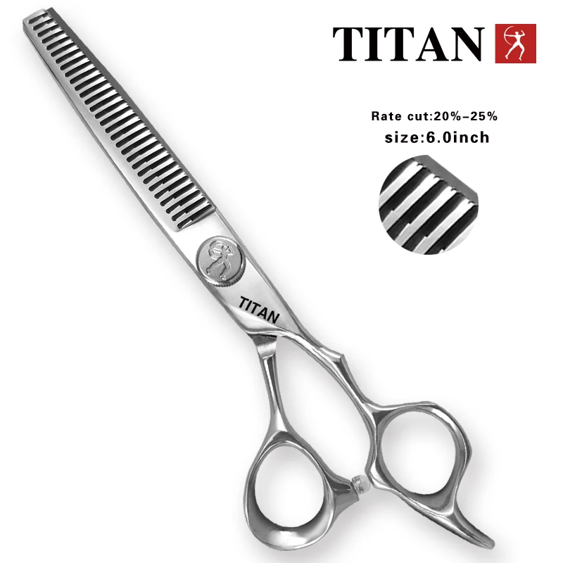 Titan - Tijeras de Peluquería Profesionales de 6 Pulgadas para Cortar el Cabello
