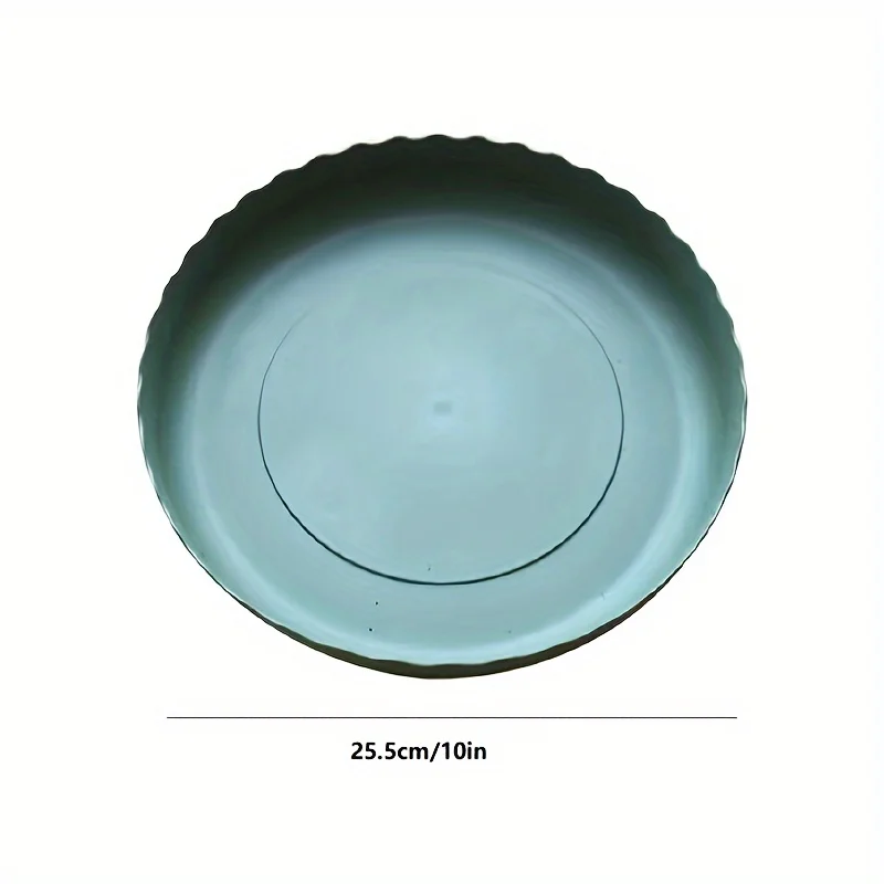 Bandeja para maceta de plástico, soporte inferior circular, base para maceta, 2 uds.