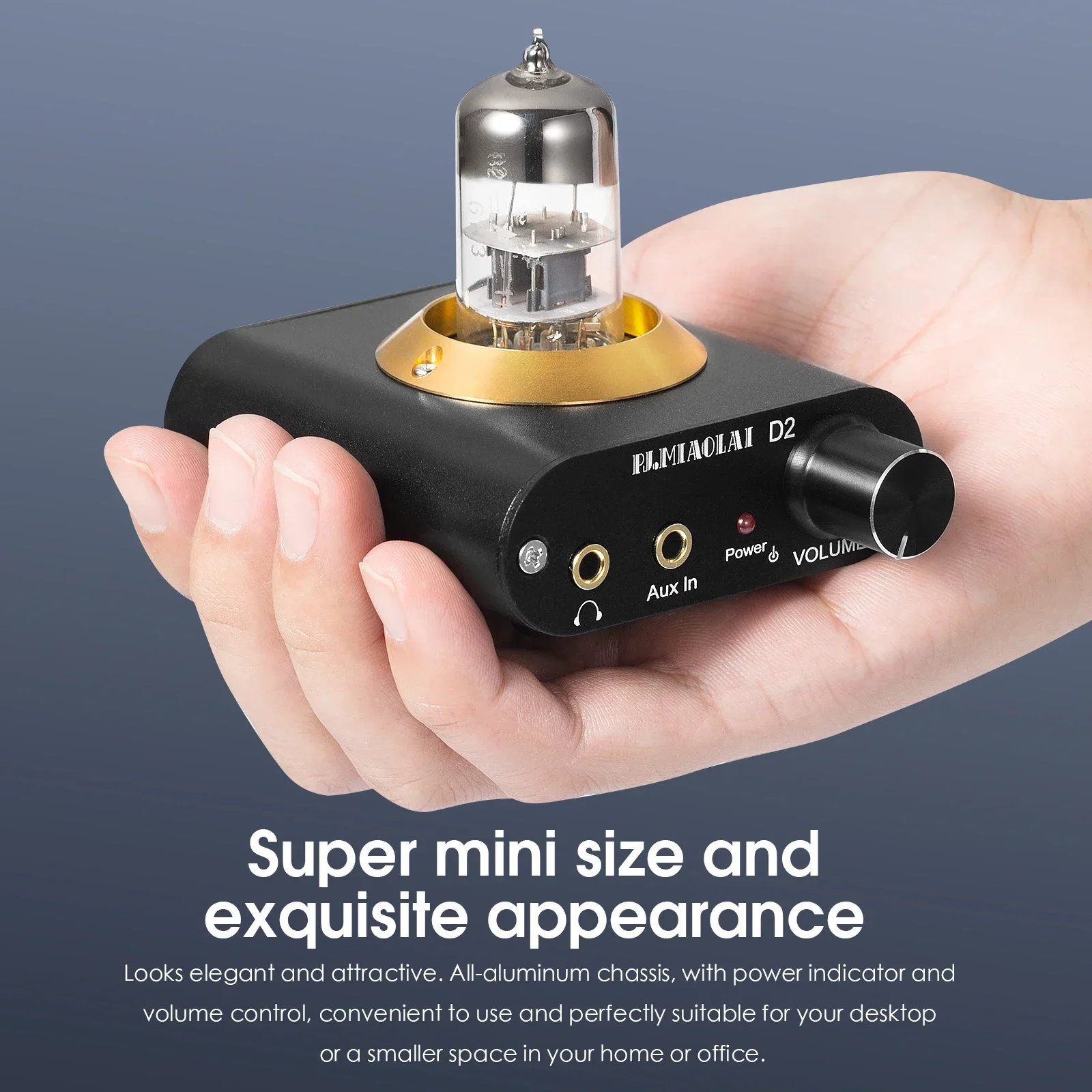 Nobsound Super Mini amplificador de auriculares de tubo de vacío preamplificador de Audio de escritorio estéreo para el hogar