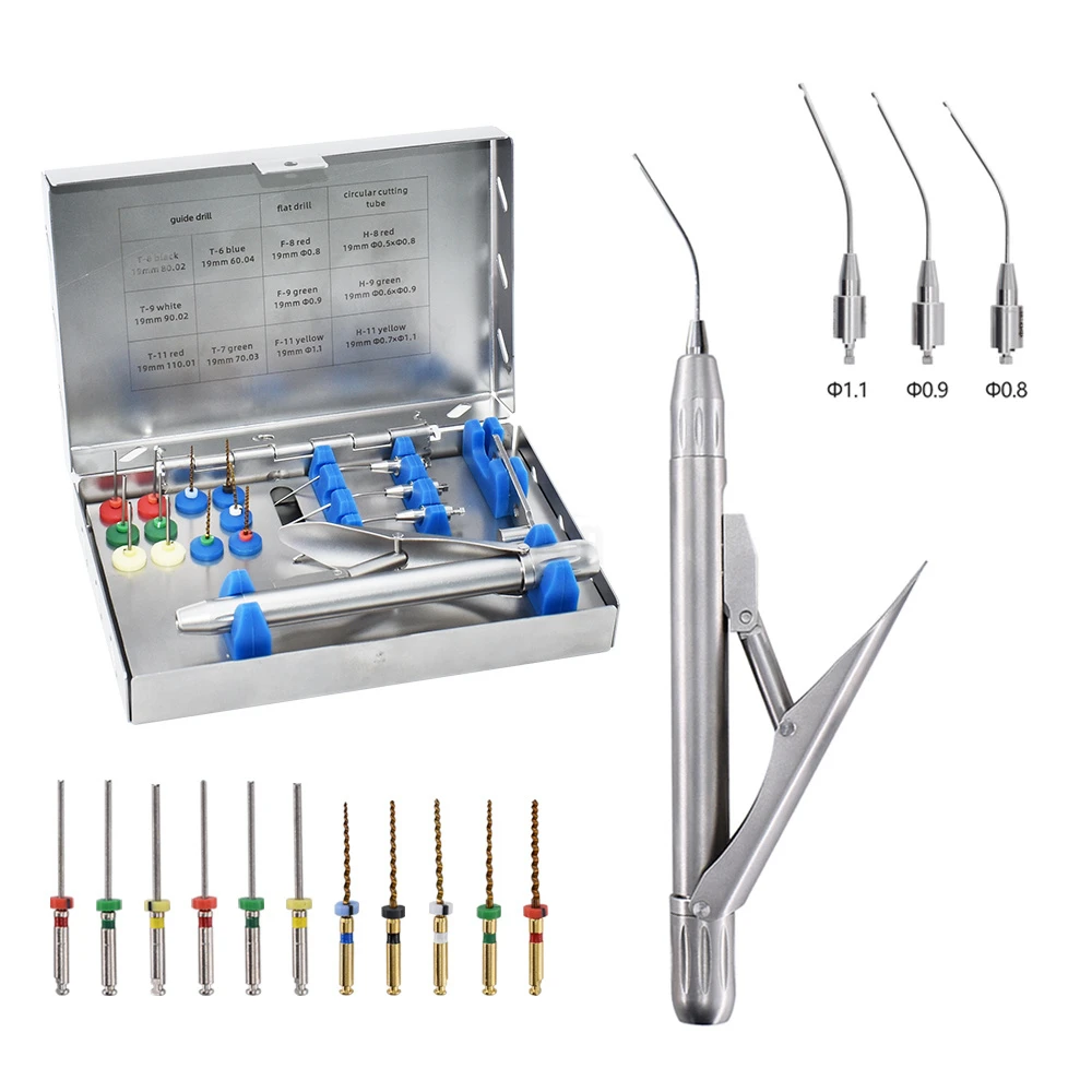 Extractor de archivos dentales, Kit de sistema de eliminación de archivos rotos, instrumento de terapia de archivos de conducto radicular, herramientas de endodoncia