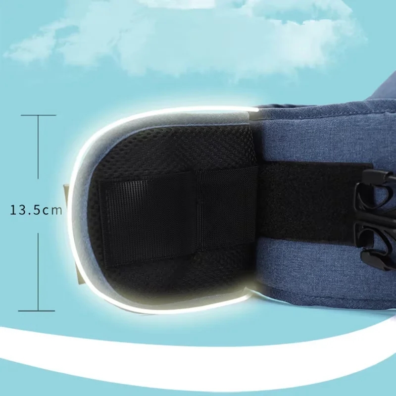 Portabebés con taburete de cintura para niños, andadores, cinturón de cintura ajustable, mochila